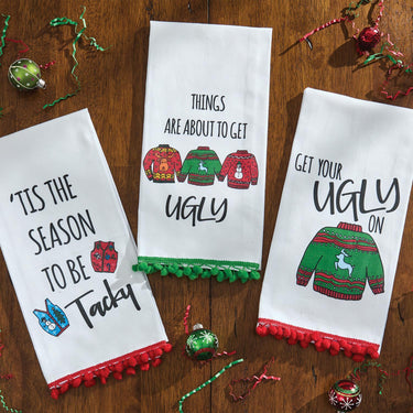 About To Get Ugly Dishtowel - Park Designs - The Fox Decor